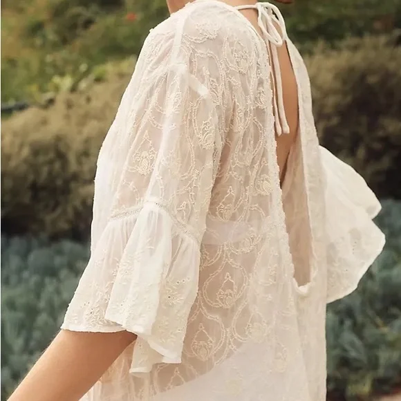 ✨ Anthropologie The Deco Tunic Sz M - Picture 4 of 5